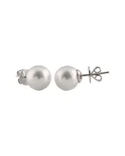 Masako Pearls 14K 9-10mm White South Sea Pearl Earrings NoSize NoColor