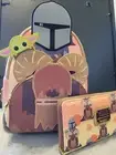 Loungefly - Star Wars The Mandalorian Bantha Ride Mini Backpack & Wallet