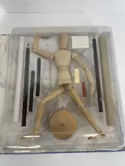 Barnes & Noble Figure Drawing Art Kit by Lucy Watson Wood Figure New In Box