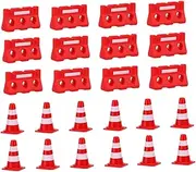 ERINGOGO 1Set Educational Traffic Sign for Road Cone Cones Barricades for Imaginative Play and Learning Road Safety