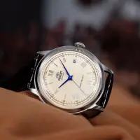在飛比找momo購物網優惠-【ORIENT 東方錶】經典復刻奶油黃 機械錶 40.5mm