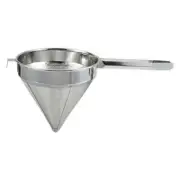 Winco China Cap Strainer, 8-Inch Diameter, Fine Mesh, Medium, Stainless Steel