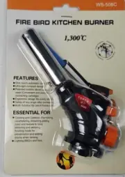 Fire Bird Burner Torch BBQ Campfires Cooking Flambeing Browning 2372 Degree F