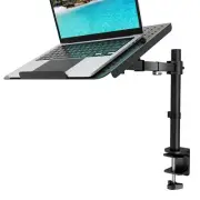 WALI Laptop Tray Desk Mount for 1 Laptop Notebook up to 17 inch Fully Adjusta...