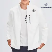 在飛比找momo購物網優惠-【Munsingwear】企鵝牌 男款白色立領防潑水機能外套