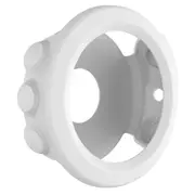 2PCS Solid Color Silicone Watch Protective Case for Garmin fenix5(White)