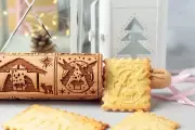 Nativity Embossing Rolling pin Custom cookie cutters Xmas cookies Cookie mold