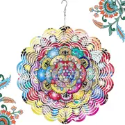 Wind Spinners Outdoor，Wind Spinner for Yard and Garden,3D Wind Spinner Butterfly