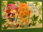 Strawberry Shortcake colorful unposted postcard Walk on the Wild Side
