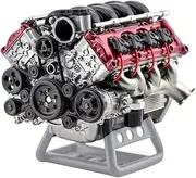 Mini V8 Engine Kits That Runs, MAD V8 Model Engine Build Kit RC Internal Combustion Model Kits for Adults, DIY Assembly Engine Model for AX90104 SCX10Ⅱ Capra VS4-10 Pro/Ultra Model Car