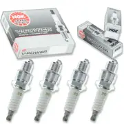 4pcs 92-02 Mariner 6 NGK V-Power Spark Plugs 2-Stroke 6 HP Kit Set Engine ms