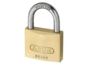 ABUS - 65IB/40mm Brass Padlock Stainless Steel Shackle Keyed Alike 6405