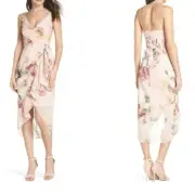 Women's Cooper St. Flora Fade Drape Dress, Size usa 12 - Pink