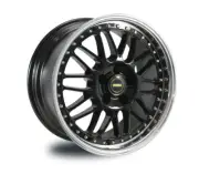 To Suit MAZDA CX-7 WHEELS PACKAGE: 17x8.5 17x9.5 Simmons OM-1 Gloss Black and...