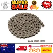 Single-Speed Bike Chain 116 Links, Durable Steel Bicycle Chain for Road Bikes