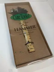 Cute Tools! Hand Painted 8oz Hammer Protective Wooden Handle Stripe Patterns