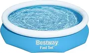 Bestway Fast Set Above Ground Pool Without Pump 305 x 66 cm Blue Round