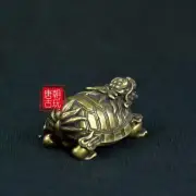 Bronze Dragon Turtle Ornaments Table Top Decoration