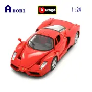 Bburago 1:24 Scale Ferrari Race & Play Enzo Diecast Model Car Red