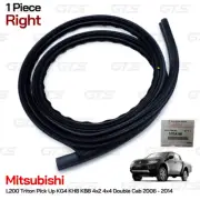 For Mitsubishi L200 Triton 4Dr 2006 14 Rear RH Door Rubber Weatherstrip Seal