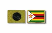 pins pin's flag national badge metal lapel backpack hat button vest zimbabwe