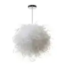 Feather Texture Small Lamp Shade Pendant Light Cover for Chandelier Lamps