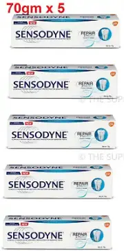 5 x Sensodyne Repair & Protect Sensitivity Toothpaste Cavity Prevention 70gm