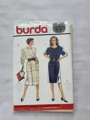 Burda Vintage Dress Sewing Pattern Uncut #5098. Sizes 14-26
