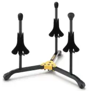 Hercules Musical Instrument Holder Stand w/Bag for Flugelhorn/Trumpet/Cornet BLK