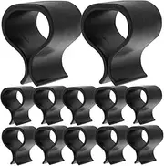 Ciieeo 24pcs Outdoor Patio Wicker Furniture Clips Black Plastic Outdoor Sofa Clamps Rattan Furniture Clips Sectional Couch Connectors Wicker Chair Clamps Rattan Couch Fasteners