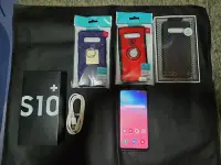 在飛比找Yahoo!奇摩拍賣優惠-(白色)三星S10＋Plus 8G＋128GB（6.4吋）盒