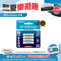 在飛比找momo購物網優惠-【Panasonic 國際牌】eneloop 中階4號充電電