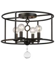 Crystorama Cameron 4-Light Semi-Flush