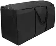 210D Oxford Cloth Large Garden Storage Bag Waterproof Patio Furniture Cushion Storage Bag Lightweight Zipped Carry Case (173 * 76 * 51cm)