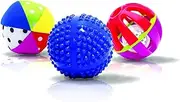 Sassy Sensory Ball Set, Multicolor, 3 Piece