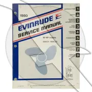 Evinrude 1980 60hp E60ECS E60ELCS Factory OEM Shop Repair Service Manual
