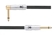 CARSON - Rocklines 3 Foot Patch Cable, Straight / Right Angle Jack Plugs