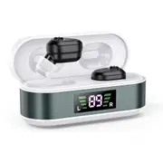 Hearing Aids for Seniors Rechargeable, Hearing Amplifier with Noise Cancelling for Hearing Loss, Hearing Assist Devices with Volume Control (Black)