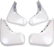 MudFlaps Compatible with Volvo XC60 2018-2024 Mudguards Blue White Grey Brown Splash Guards Front Rear Wheels Fender Car Accessories 4Pcs(Crystal White)