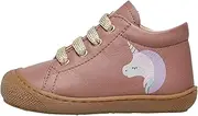 [Naturino] Cocoon Unicorn 2 Leather First Walking Shoes, Pink