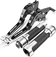 Handlebar Kits for YAMA-HAS X-Max 300 Xmax 300 X-MAX300 2016 2017 2018 2019 Motorcycle Accessories Brake Clutch Levers Handlebar Hand Grips Ends (Color : 2)