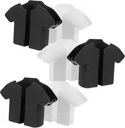 TEHAUX 6pcs Wall Adhesive Phone Holder Removable Wall Mount Stand for Remote Controls Smartphones for Bedroom Kitchen Bathroom Office Use Smooth Surface Design
