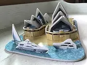 3D Puzzle Opera House DIY Paper Craft Jigsaws Educational Toys for Children Teenagers Adults