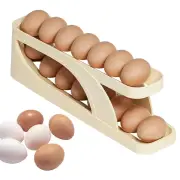 Roll Down Refrigerator Double-Layer Egg Dispense Tray