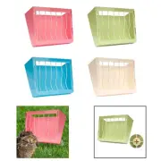 Rabbit Hay Feeder Rack Small Pet Food Dispenser for Bunny Guinea Pig Hamster