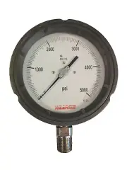 WAAREE Pressure Guage 125mm Bottom 1/2" NPT 5000PSI AISI 316L NIB