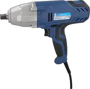 [Cartrend] Impact Wrench Power 520 W Max Torque 300 Nm with Clockwise and Clockwise Rotation with 4 Sockets in 17, 19, 21 and 22 mm Includes Storage Case 3 m Cable Length