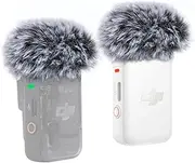 For DJI Mic 2 Pop Filter - DJI Osmo Pocket 3, DJI Microphone Wireless Outdoor Microphone Cover Noise Reduction, Mic Covers Applicable to DJI Wireless Mic 2, DJI Osmo Pocket 3 Creator Combo (2 Packs)