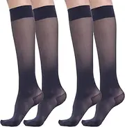 [BEONTOP by Gambetti] BeOnTop Kompressionsstrümpfe Damen 40 Den 1e2Stk - Kniestrümpfe Damen 5-16 mmHg, Stützstrümpfe Damen Comfort Support Line Compression Socks, Socken Damen by Gambetti - Made in Italy
