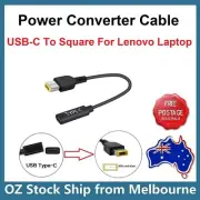PD USB Type C Female to DC Connector Power Converter Adapter for Lenovo Thinkpad